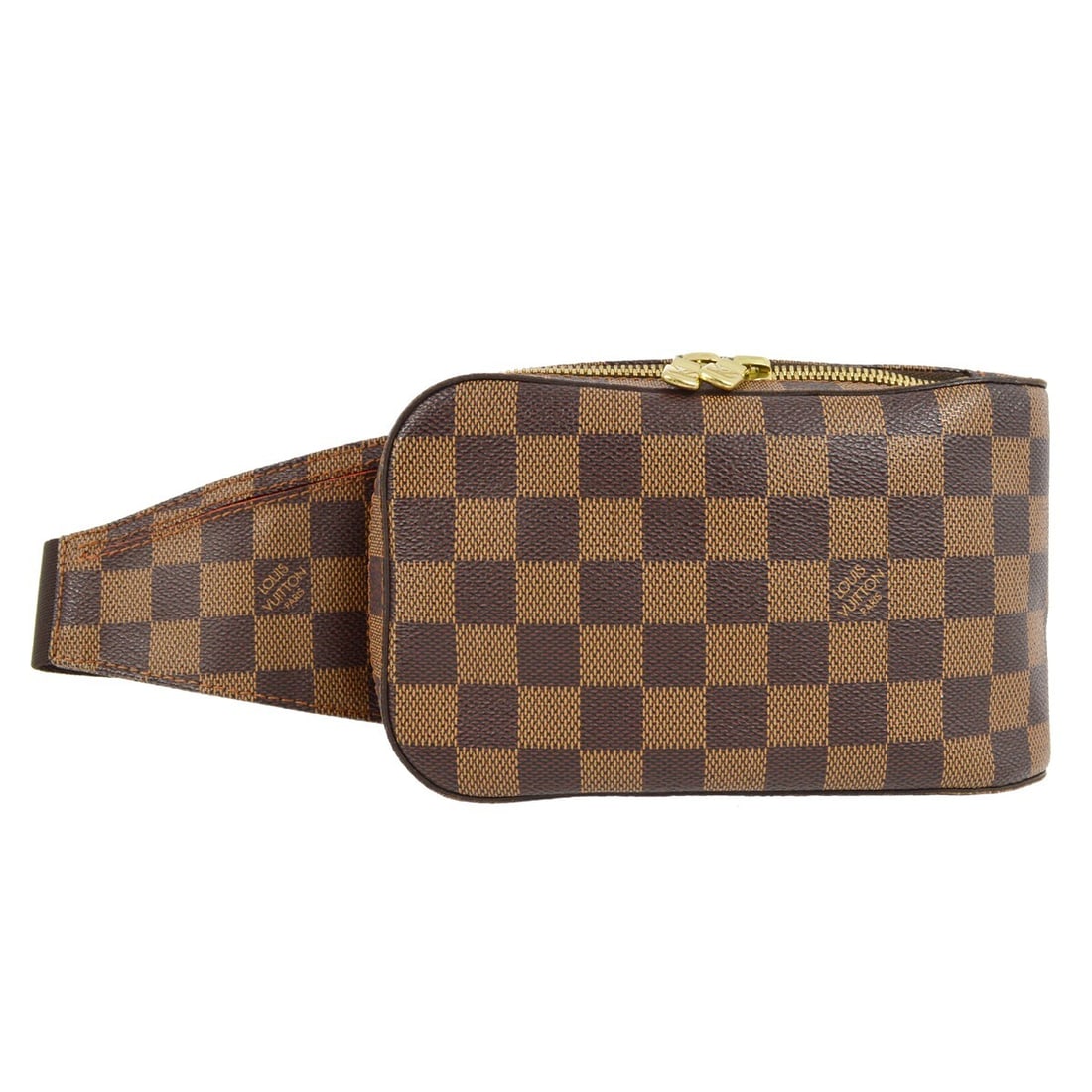 Louis Vuitton Damier Geronimos Bum Bag N51994 Adjustable Strap Gold Hardware: Louis Vuitton Damier Geronimos Bum Bag N51994 Adjustable Strap Gold Hardware The Louis Vuitton Damier Geronimos Bum Bag is a stylish accessory designed for both functionality and luxury. Crafted from