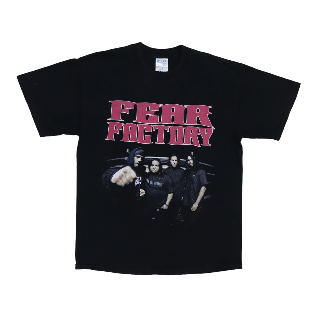 Original 2001 Fear Factory Vintage Shirt Black Cotton: Original 2001 Fear Factory Vintage Shirt Black Cotton Embrace the essence of early 2000s metal with this original vintage 2001 Fear Factory shirt. This authentic piece showcases striking front and bac