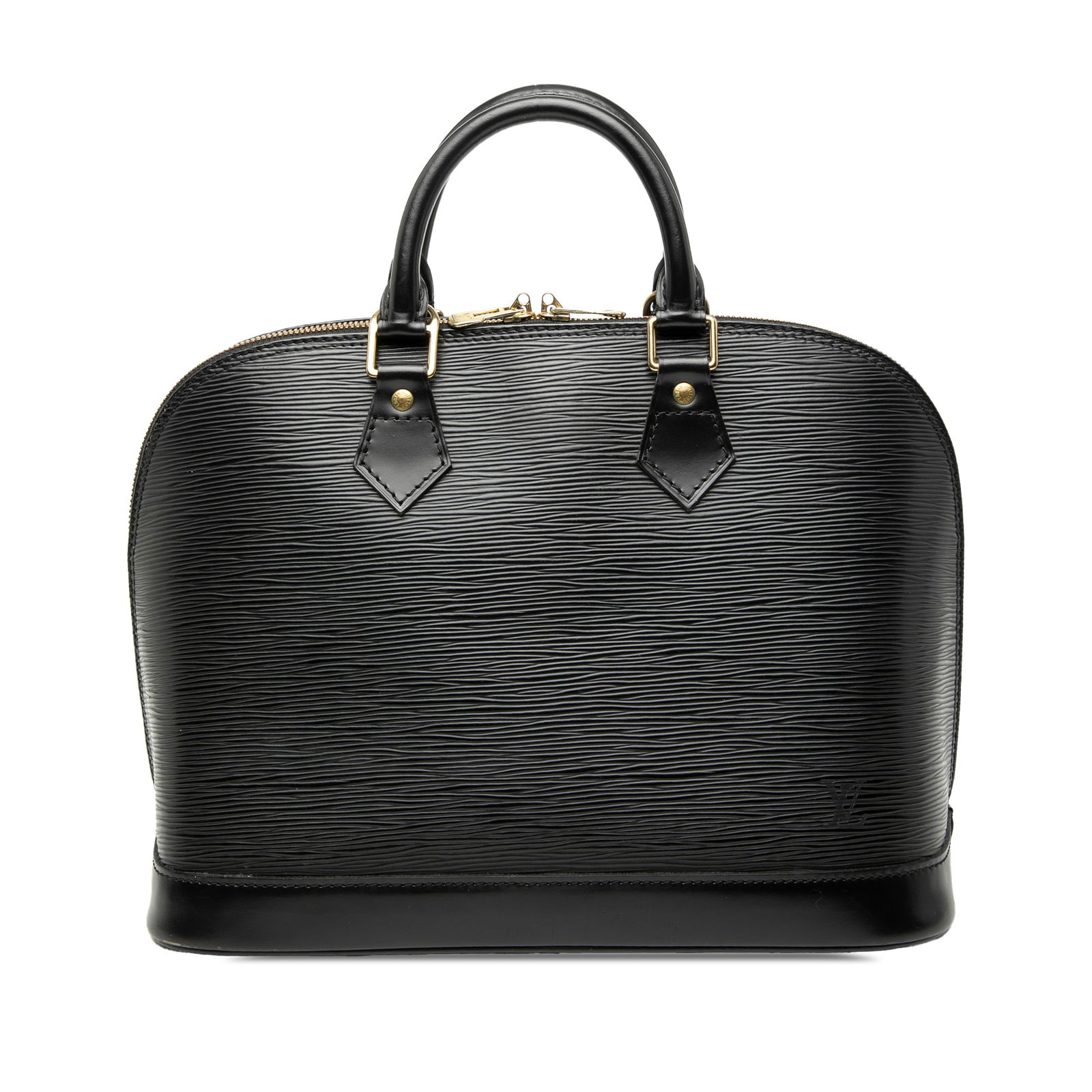 Louis Vuitton Epi Alma PM Black Leather Handbag (1 of 7)