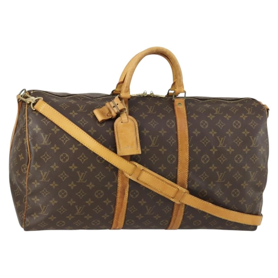 Keepall Bandouliere 55 Travel Bag by Louis Vuitton in Brown (1 of 1)