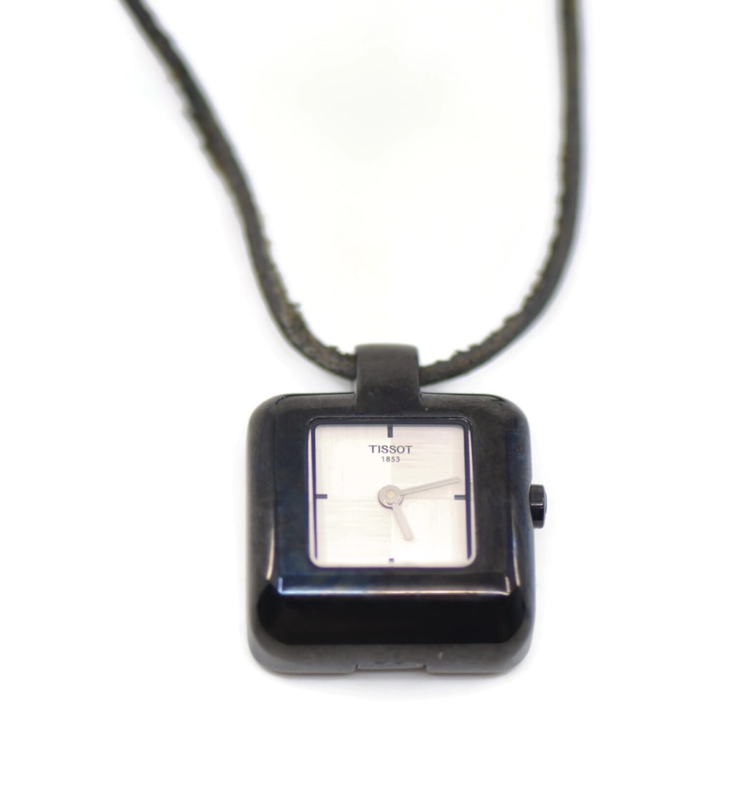 Tissot T-Pocket Stainless Steel Pendant Watch T81722631 Quartz (1 of 3)