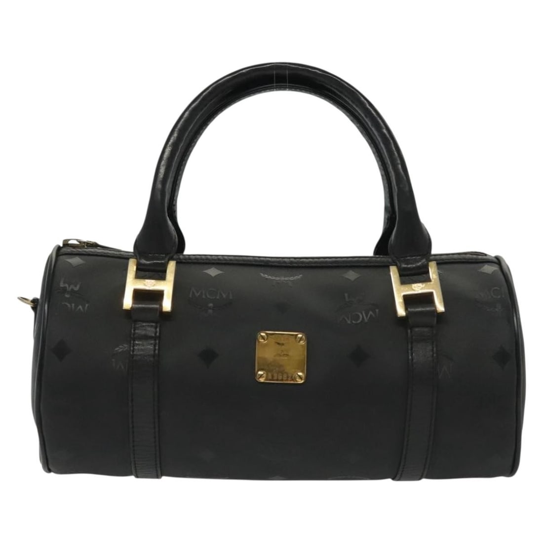 Black Visetos logogramme handbag by MCM (1 of 2)