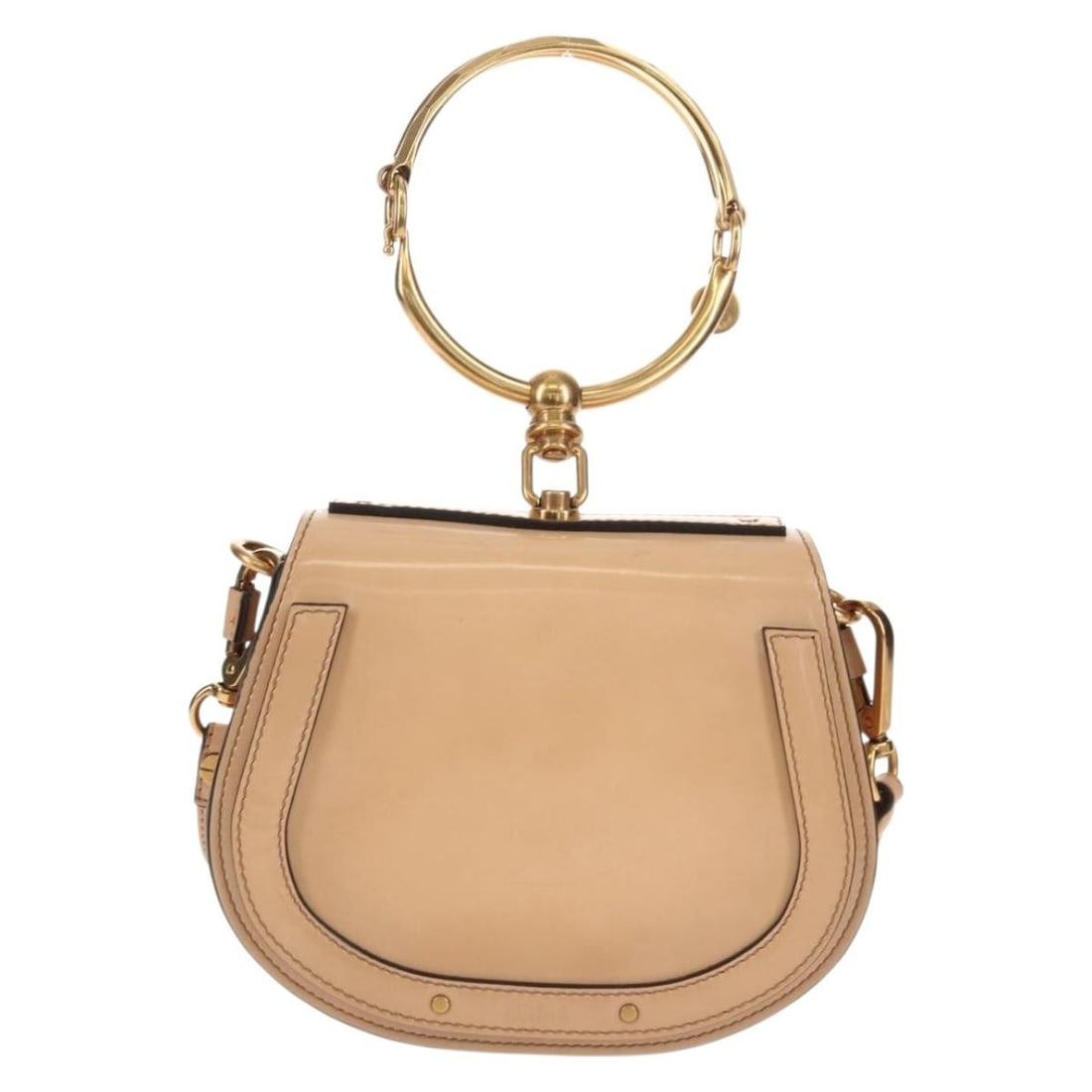 Chloe Nile Beige Handbag with Crossbody Strap: Chloe Nile Beige Handbag with Crossbody Strap This pre-owned Chloe Nile crossbody bag comes in a beige color and is designed for female use. It is in very good condition with minor signs of use, inclu