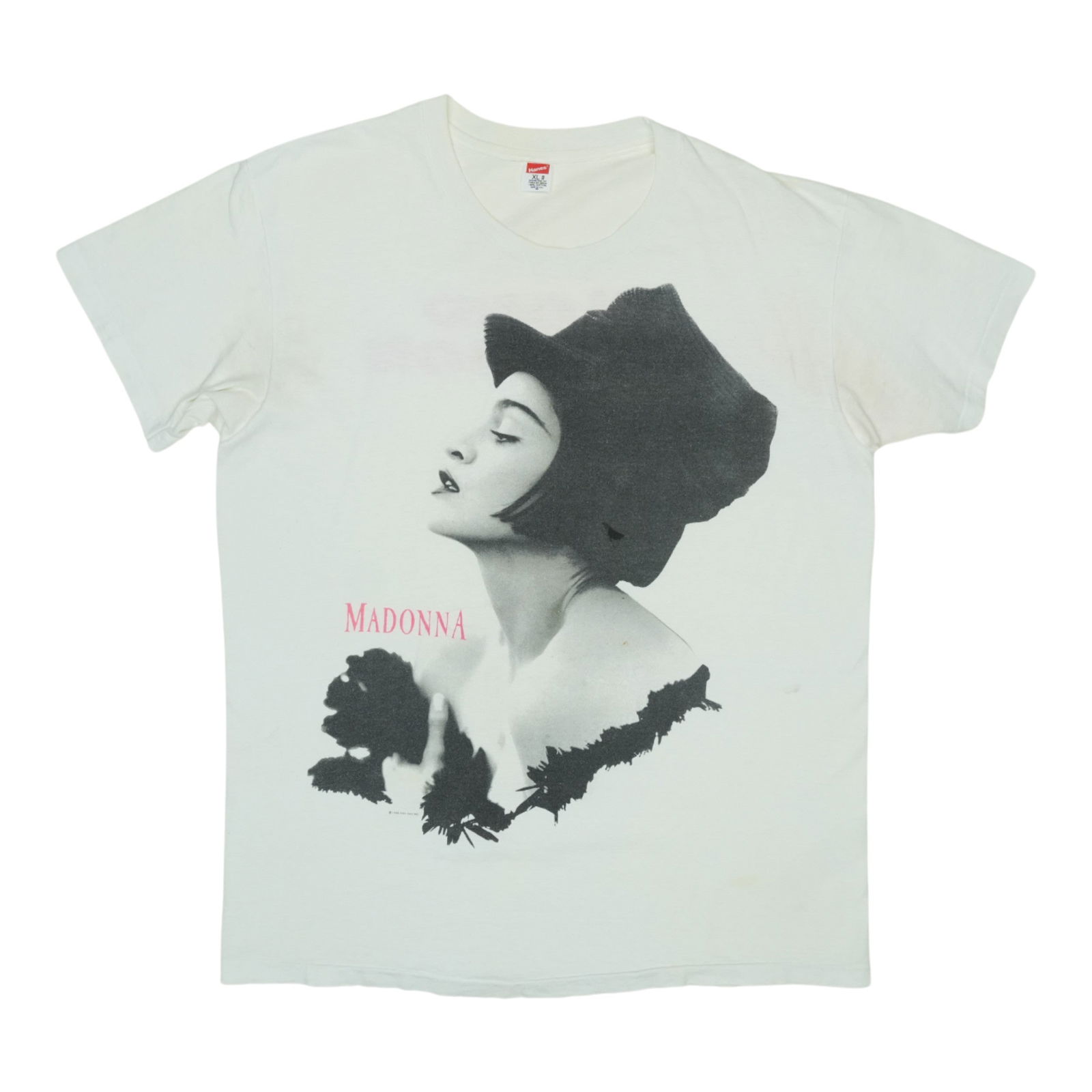 1990 Madonna Blond Ambition Vintage Shirt Original White Cotton (1 of 9)
