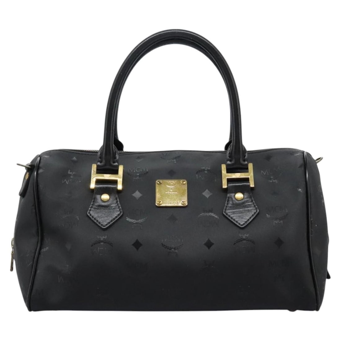 Visetos logogramme black handbag by MCM (1 of 2)