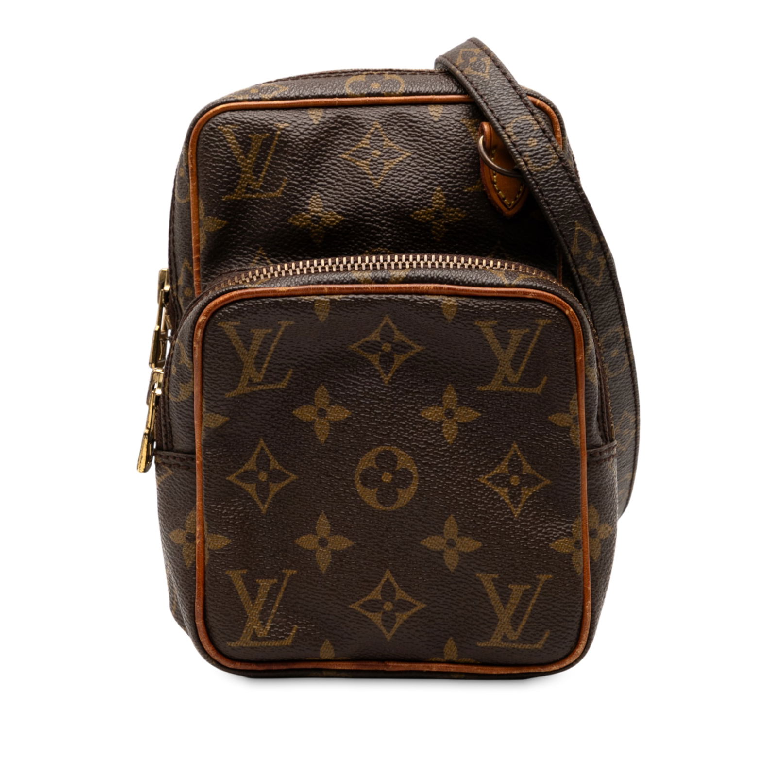 Louis Vuitton Mini Amazone Shoulder Bag with Monogram Canvas and Leather Trim (1 of 7)