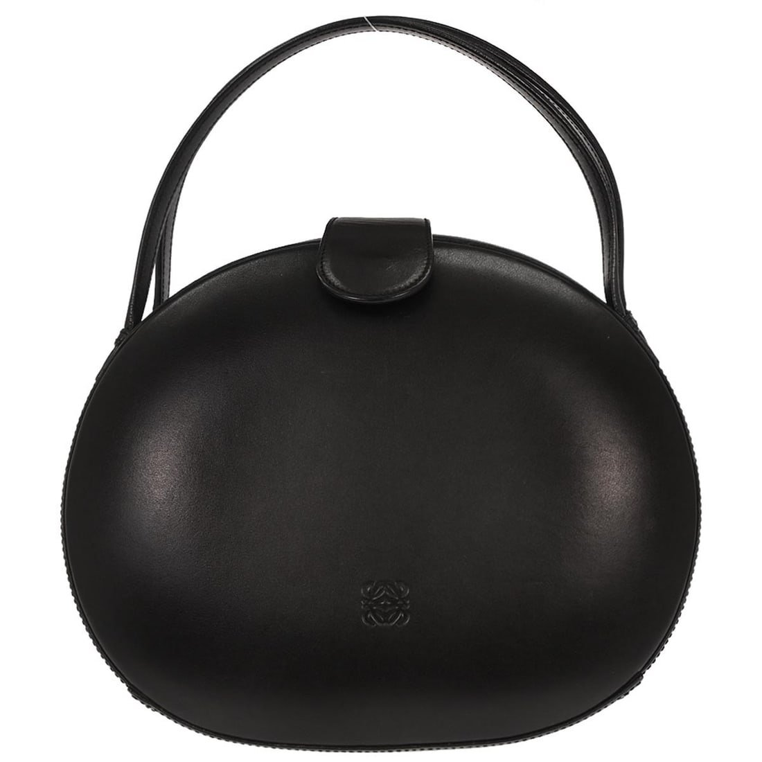 Black Amazona Small Top Handle Leather Bag by Loewe (1 of 10)