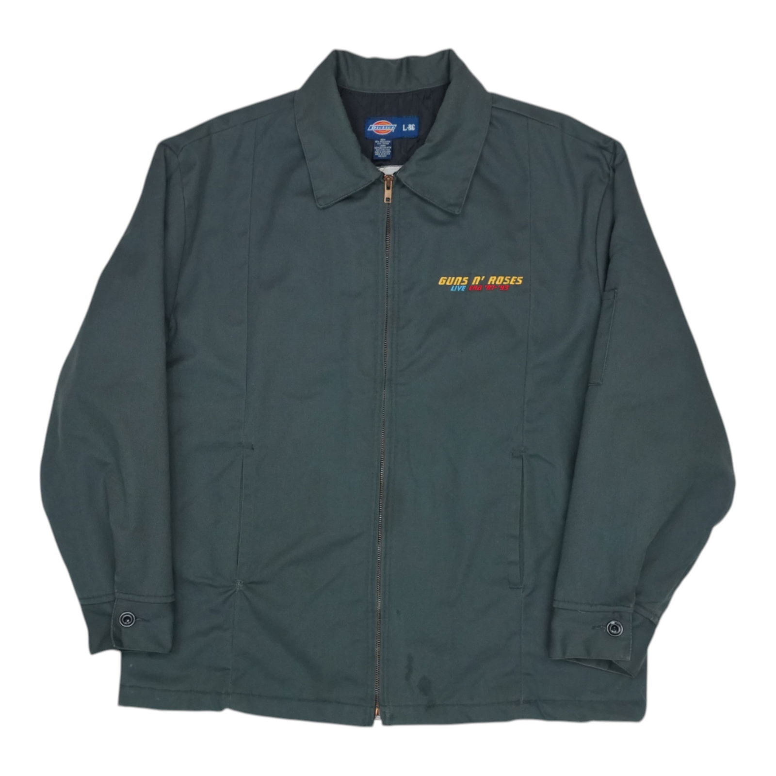 1990s Guns N Roses Live Era Grey Dickies Jacket Vintage Original (1 of 7)