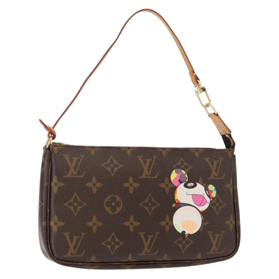 LOUIS VUITTON Monogram Panda Pouch M51981 Authenticated: LOUIS VUITTON Monogram Panda Pouch M51981 Authenticated This authentic LOUIS VUITTON Monogram Panda Pochette Accessoires Pouch (M51981) is a stylish and functional accessory crafted from durable Monog