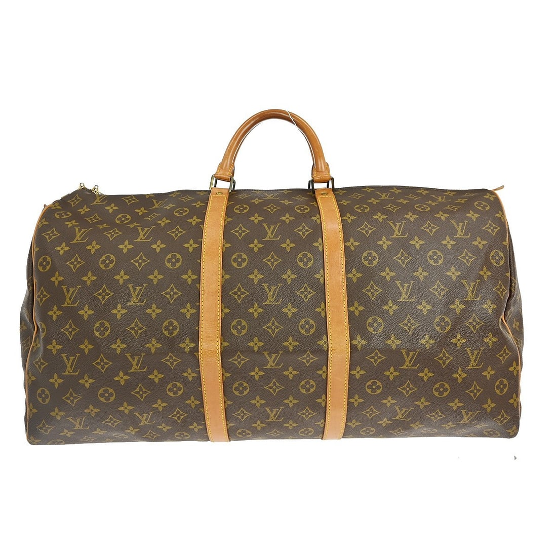 Louis Vuitton Keepall 60 Monogram Travel Duffle Bag M41422: Louis Vuitton Keepall 60 Monogram Travel Duffle Bag M41422 The Louis Vuitton Keepall 60 Travel Handbag is a spacious and stylish accessory crafted from high-quality Monogram Canvas Leather. This vinta