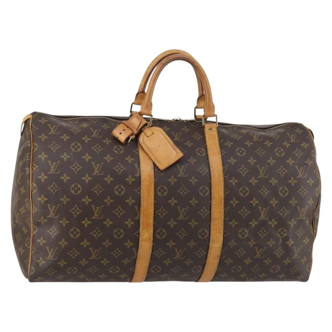 Keepall 55 Travel Handbag in Brown by Louis Vuitton (1 of 1)