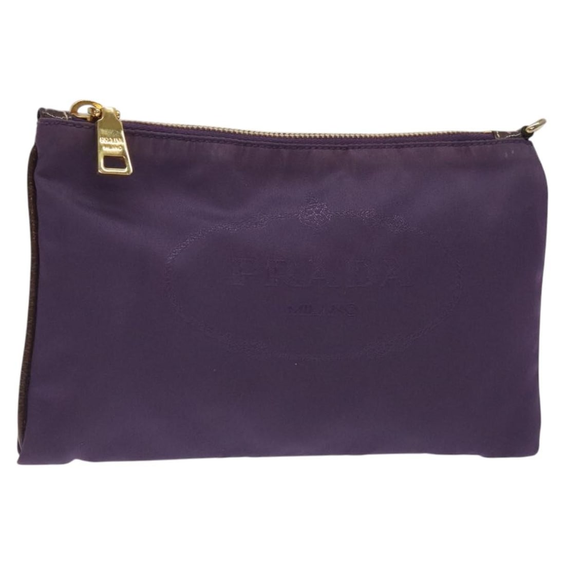 Purple Prada Clutch Style Zip Pouch for Women (1 of 1)