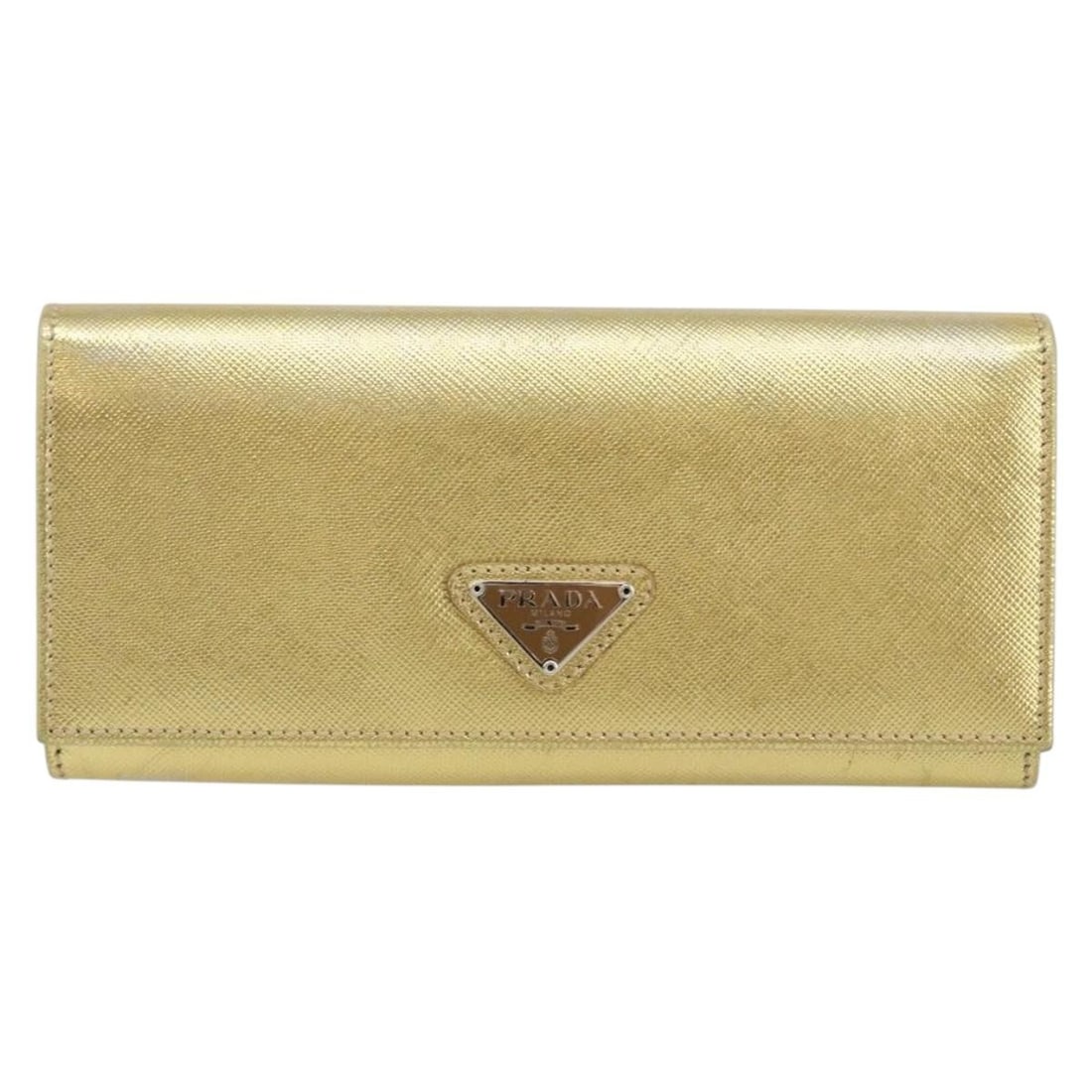 Prada Gold Continental Style Women's Wallet (1 of 2)