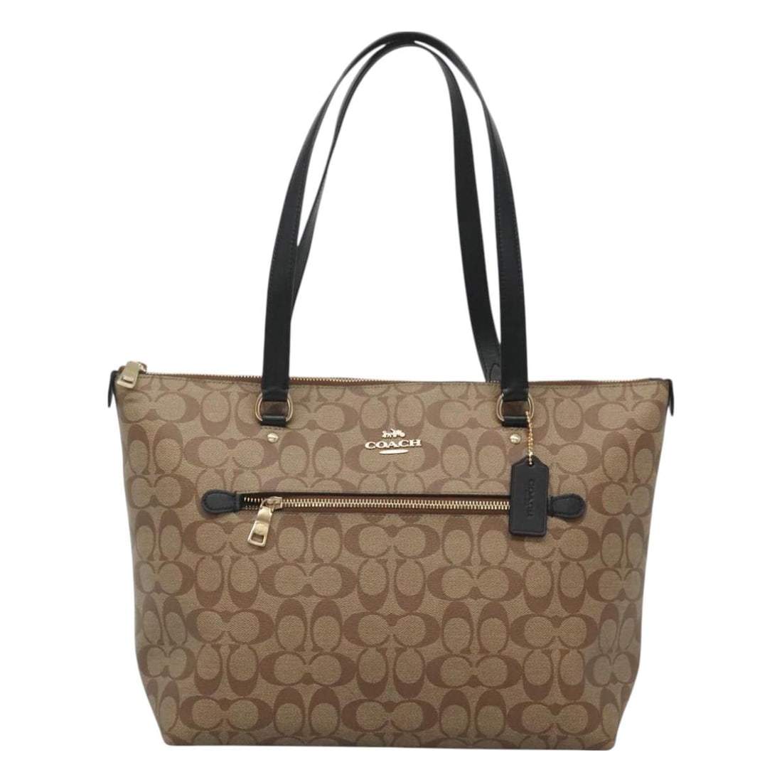 Coach Signature Brown Shoulder Tote Bag for Women (1 of 1)