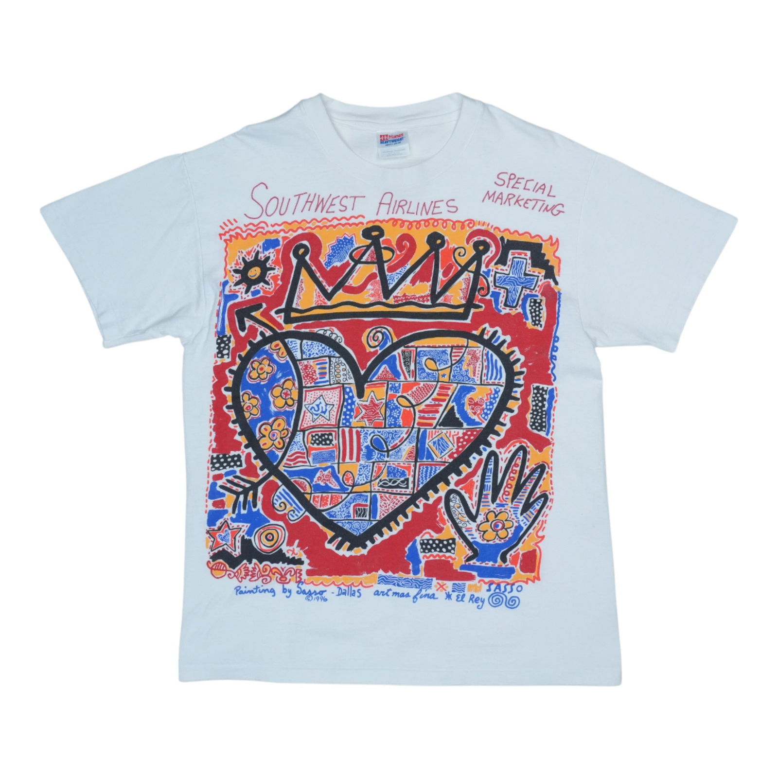 1996 Vintage Southwest Airlines Marketing Shirt Large White Cotton: 1996 Vintage Southwest Airlines Marketing Shirt Large White Cotton Discover this original vintage 1996 Southwest Airlines Special Marketing Shirt, a genuine collectible that reflects the spirit of the