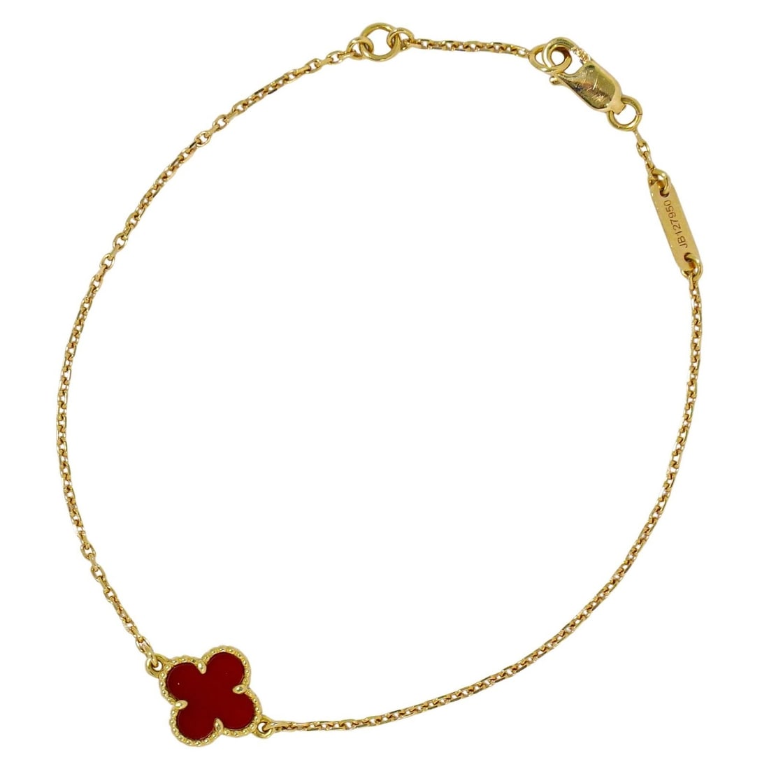 Sweet Alhambra red motif gold bracelet by Van Cleef & Arpels (1 of 1)