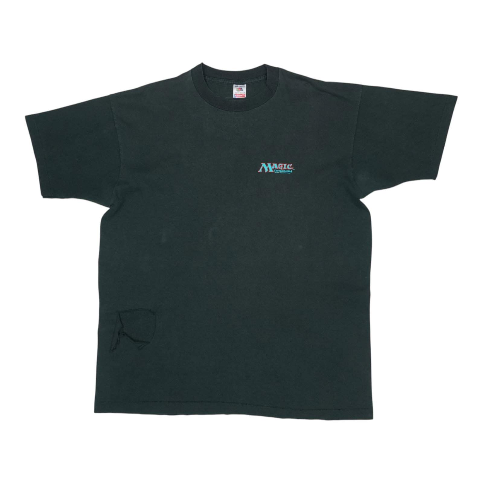 1993 Magic The Gathering Vintage Garfield Games Shirt XXL Black: 1993 Magic The Gathering Vintage Garfield Games Shirt XXL Black This original vintage 1993 Magic The Gathering Garfield Games Shirt is a unique find for any fan. Featuring bold graphics on both the fr