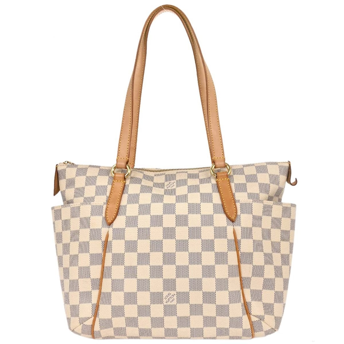 Louis Vuitton Damier Azur Totally PM Tote Bag N51261 Gold Hardware: Louis Vuitton Damier Azur Totally PM Tote Bag N51261 Gold Hardware This Louis Vuitton Damier Azur Totally PM Tote Bag is the perfect blend of elegance and functionality, ideal for casual occasions. Th