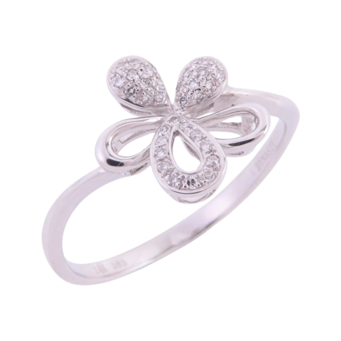 Exquisite 14K White Gold Diamond Ring Size 8.75 by JEWELRY (1 of 8)