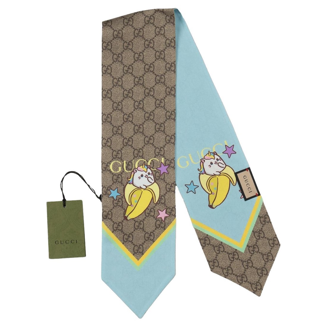 Gucci Rainbow Silk Celeste Bandeau with Tag and Booklet (1 of 4)