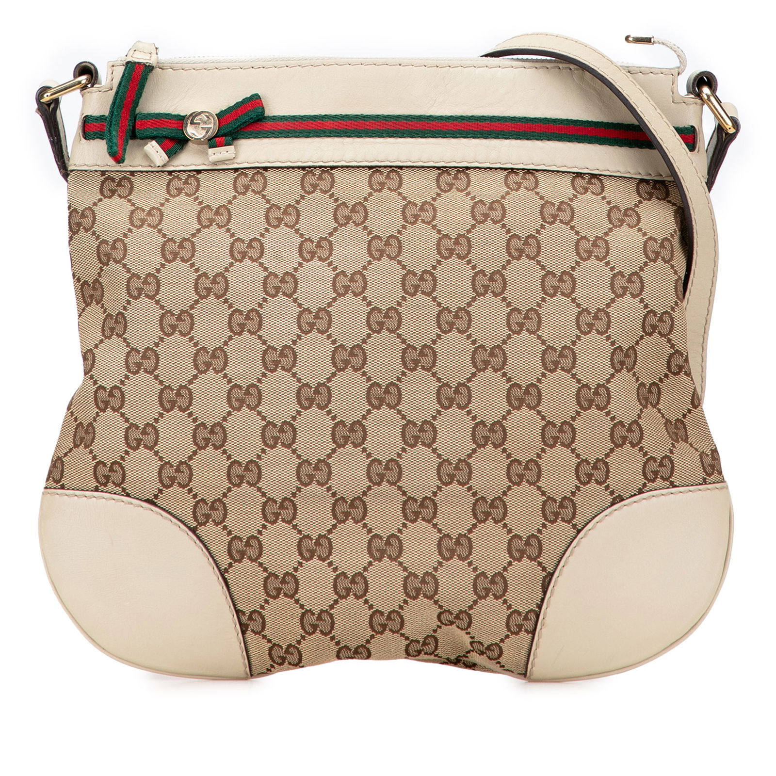 Gucci GG Canvas Web Mayfair Crossbody Bag Brown Italy: Gucci GG Canvas Web Mayfair Crossbody Bag Brown Italy The Gucci GG Canvas Web Mayfair Crossbody is a stylish and practical accessory featuring a durable canvas body complemented by leather trim. This