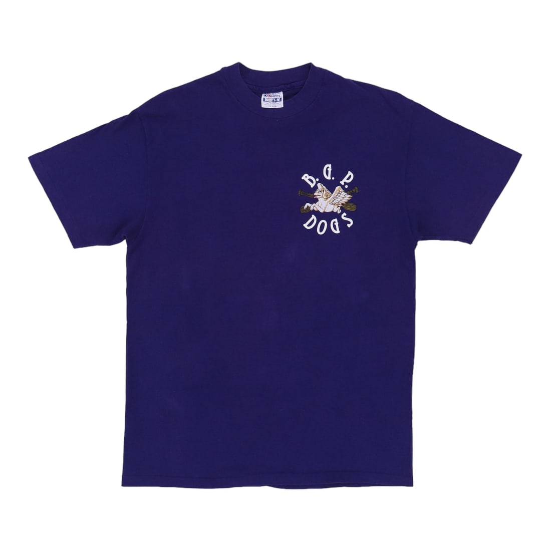 1992 Bill Graham Vintage Dogs Vs Oaktown Slackers Purple Shirt: 1992 Bill Graham Vintage Dogs Vs Oaktown Slackers Purple Shirt This original vintage 1992 Bill Graham BGP Dogs Vs Oaktown Slackers shirt is a collectible piece, perfect for fans of unique vintage appa