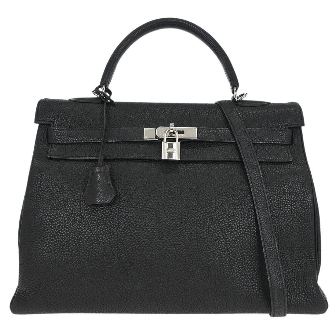 Hermes Black Togo Kelly 35 Retourne 2way Handbag France (1 of 10)