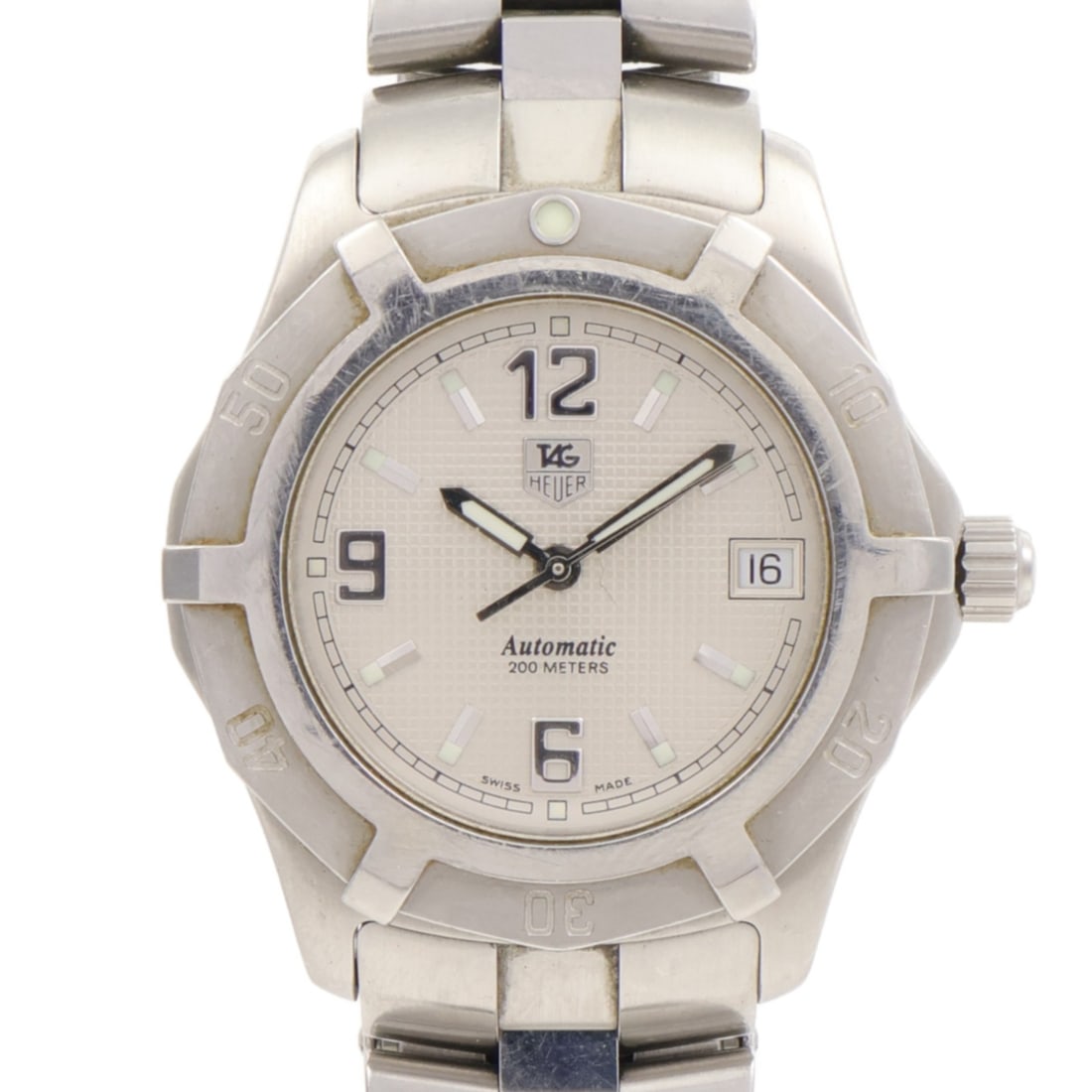 TAG HEUER 2000 Automatic Stainless Steel Silver Wristwatch (1 of 10)