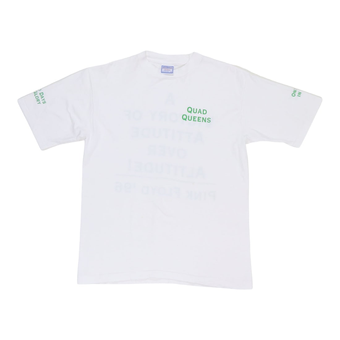 1996 Pink Floyd One Day In Hell Vintage Crew Shirt 100% Cotton: 1996 Pink Floyd One Day In Hell Vintage Crew Shirt 100% Cotton This original vintage 1996 Pink Floyd One Day In Hell Crew Shirt is a must-have for any fan or collector. Made from 100% cotton, this shi