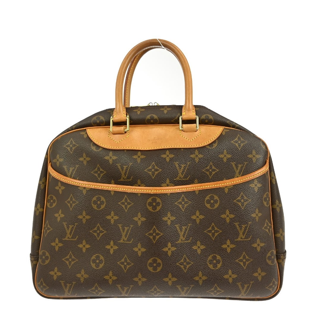 Louis Vuitton Deauville Bowling Vanity Handbag M47270 Monogram Canvas: Louis Vuitton Deauville Bowling Vanity Handbag M47270 Monogram Canvas This Louis Vuitton Deauville Bowling Vanity Handbag is a stylish and functional accessory, perfect for everyday use. Featuring the