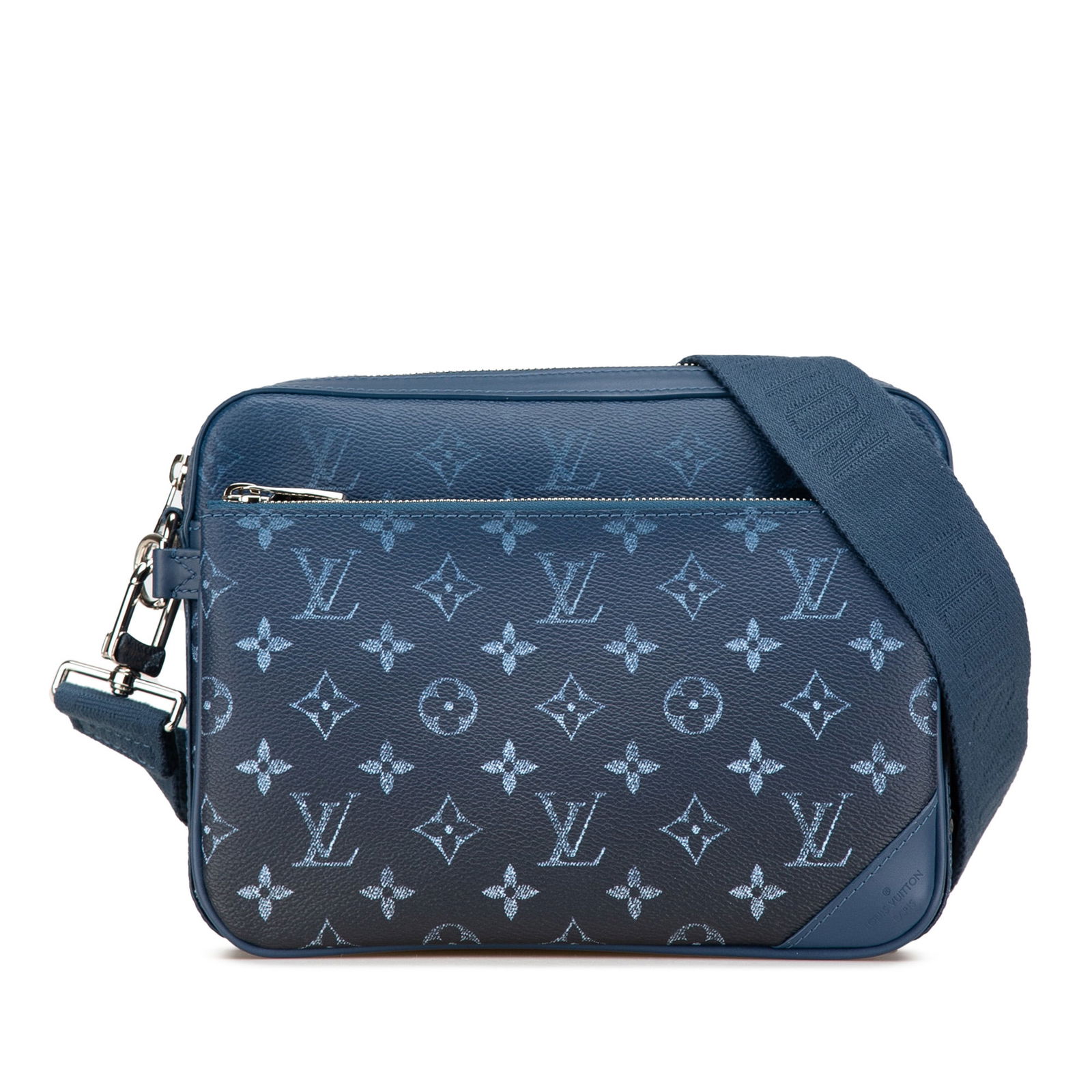 Louis Vuitton Monogram Gradient Trio Messenger Blue Canvas Bag (1 of 11)