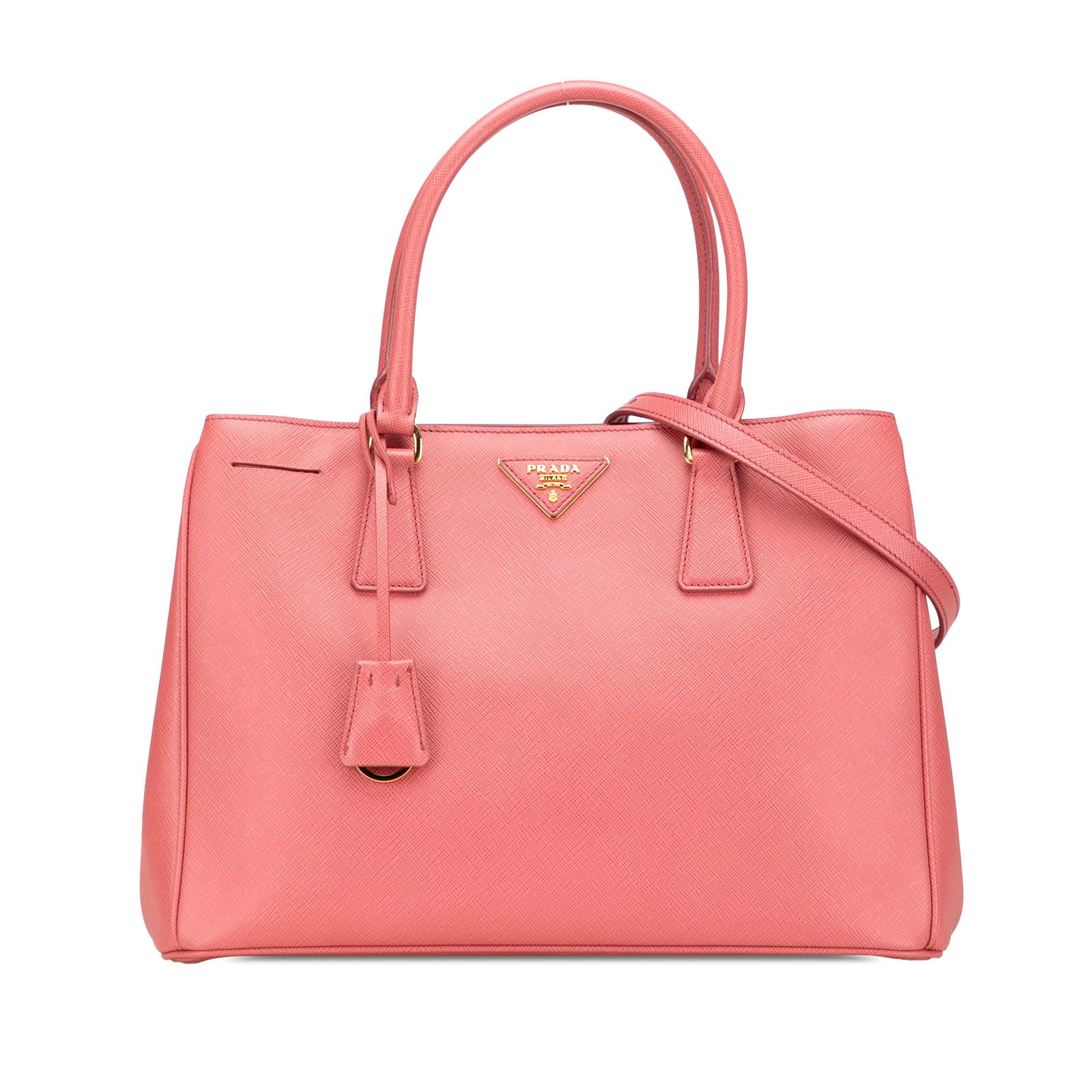 Prada Medium Galleria Satchel Pink Saffiano Leather Italy: Prada Medium Galleria Satchel Pink Saffiano Leather Italy The Prada Medium Saffiano Lux Galleria Satchel combines elegance and functionality with its luxurious saffiano leather construction. This styl