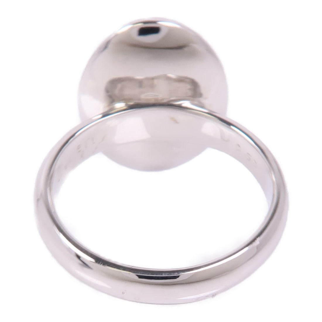 JEWELRY 18K White Gold Ruby Diamond Ring Size 6 - 4