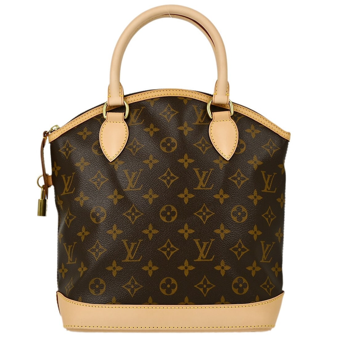 Louis Vuitton Monogram Lockit Tote Handbag M40102 Brown Canvas (1 of 10)