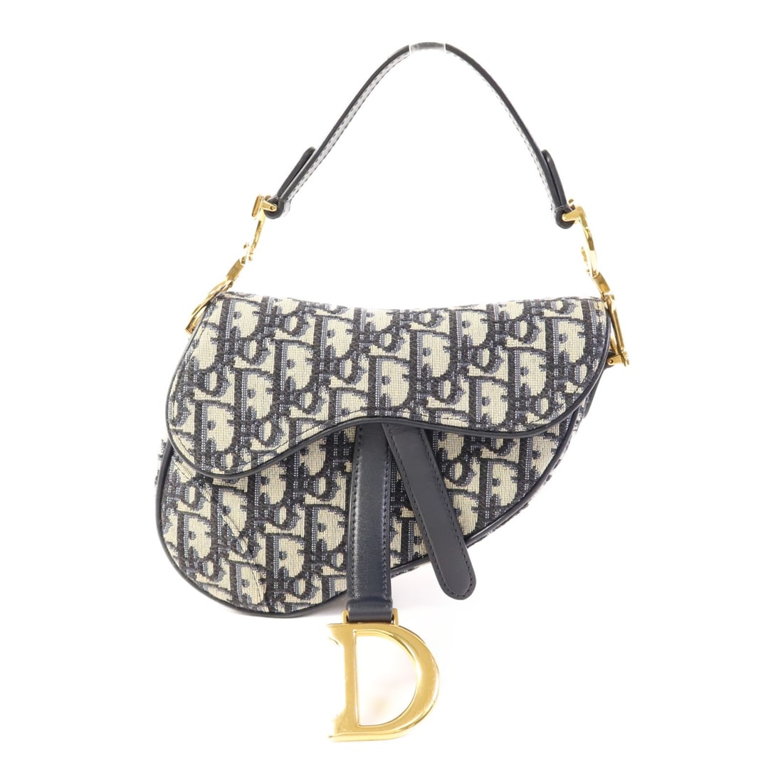 Christian Dior Mini Saddle Handbag Blue Canvas GHW France: Christian Dior Mini Saddle Handbag Blue Canvas GHW France Introducing the Christian Dior Mini Saddle Handbag, a stylish accessory that perfectly balances elegance and practicality. Crafted from durabl