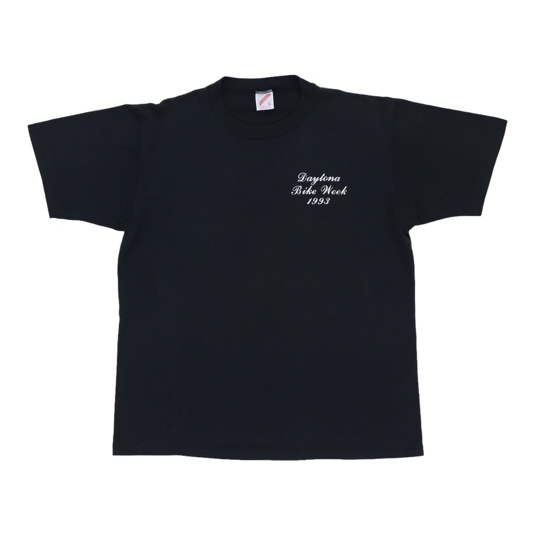 Vintage 1993 Daytona Bike Week Skull Lady Shirt Black (1 of 5)