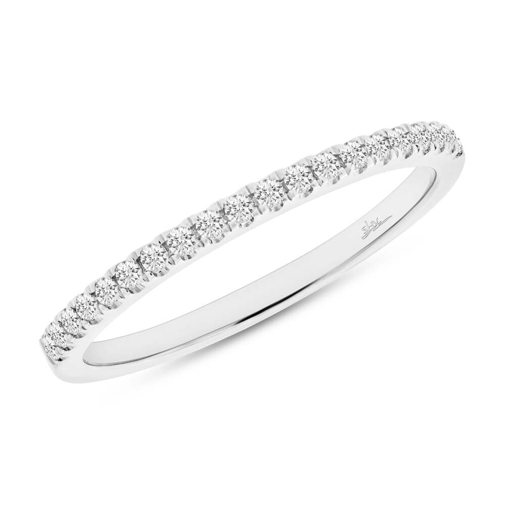 Rachel Koen 14K White Gold Pave Diamond 0.18ct Ladies Wedding Band Ring Size 7: Rachel Koen 14K White Gold Pave Diamond 0.18ct Ladies Wedding Band Ring Size 7 This elegant ladies band ring is crafted from 14K white gold and features a stunning pave setting adorned with natural ro