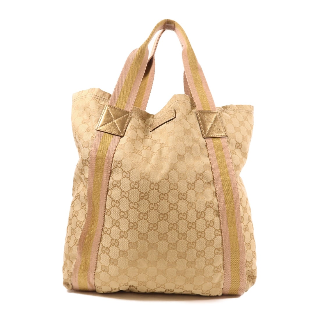 GUCCI GG Canvas Shoulder Bag Brown 189669 Italy (1 of 12)