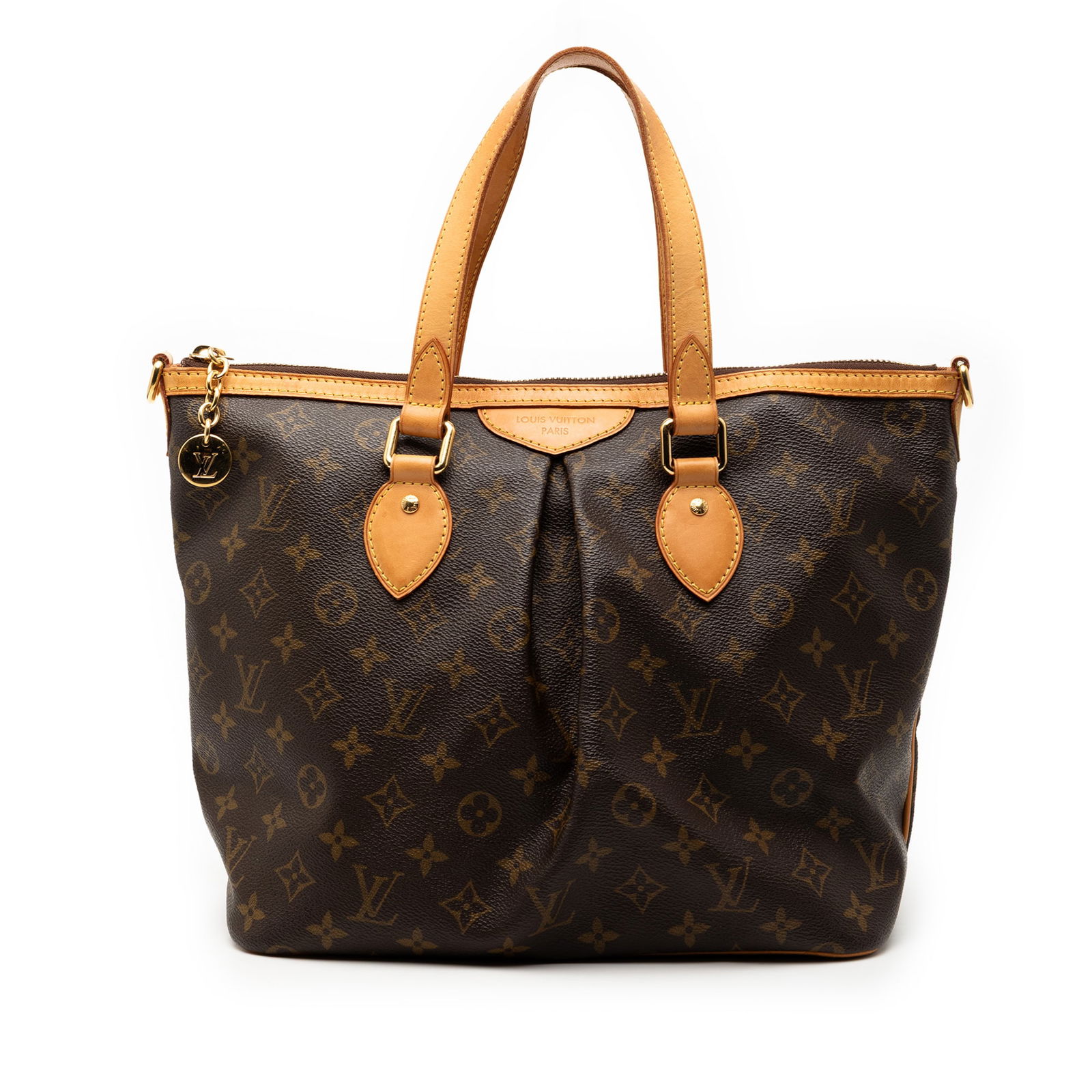 Monogram Canvas Palermo PM Bag by Louis Vuitton with Leather Trim (1 of 8)