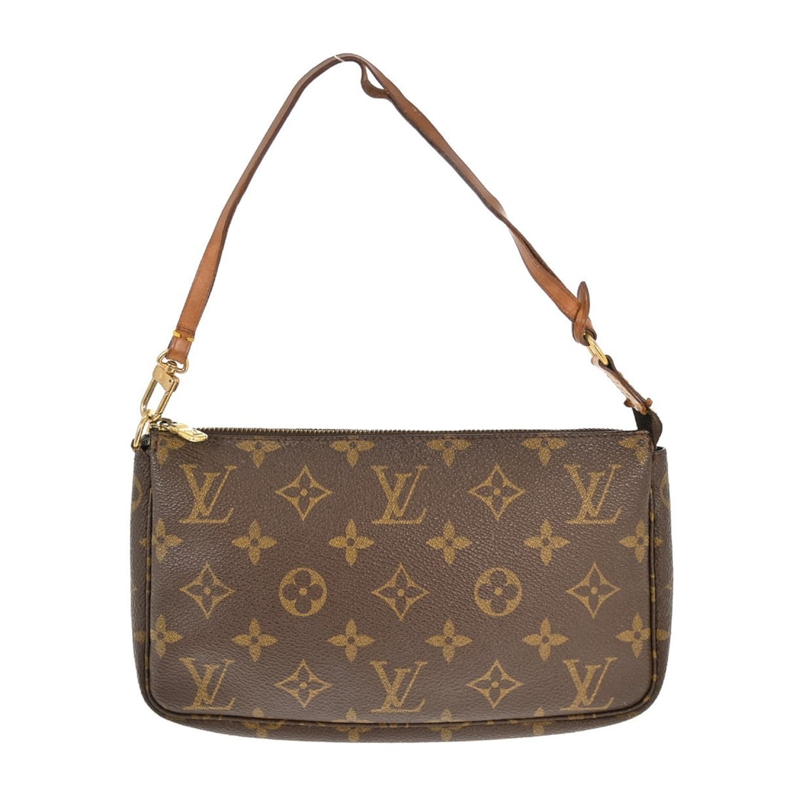 Louis Vuitton Monogram Pochette Accessoires Handbag M51980 Zip Closure (1 of 9)