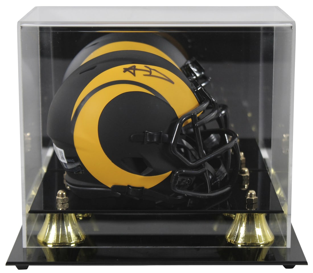 Aaron Donald Signed Eclipse Speed Mini Helmet with Beckett Authentication (1 of 3)
