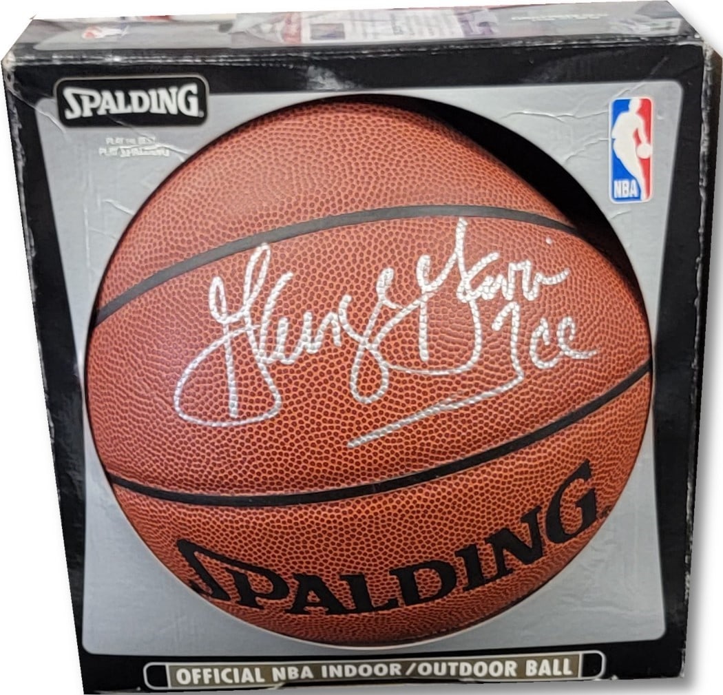George Gervin Signed Basketball Iceman San Antonio Spurs PSA/DNA (1 of 4)
