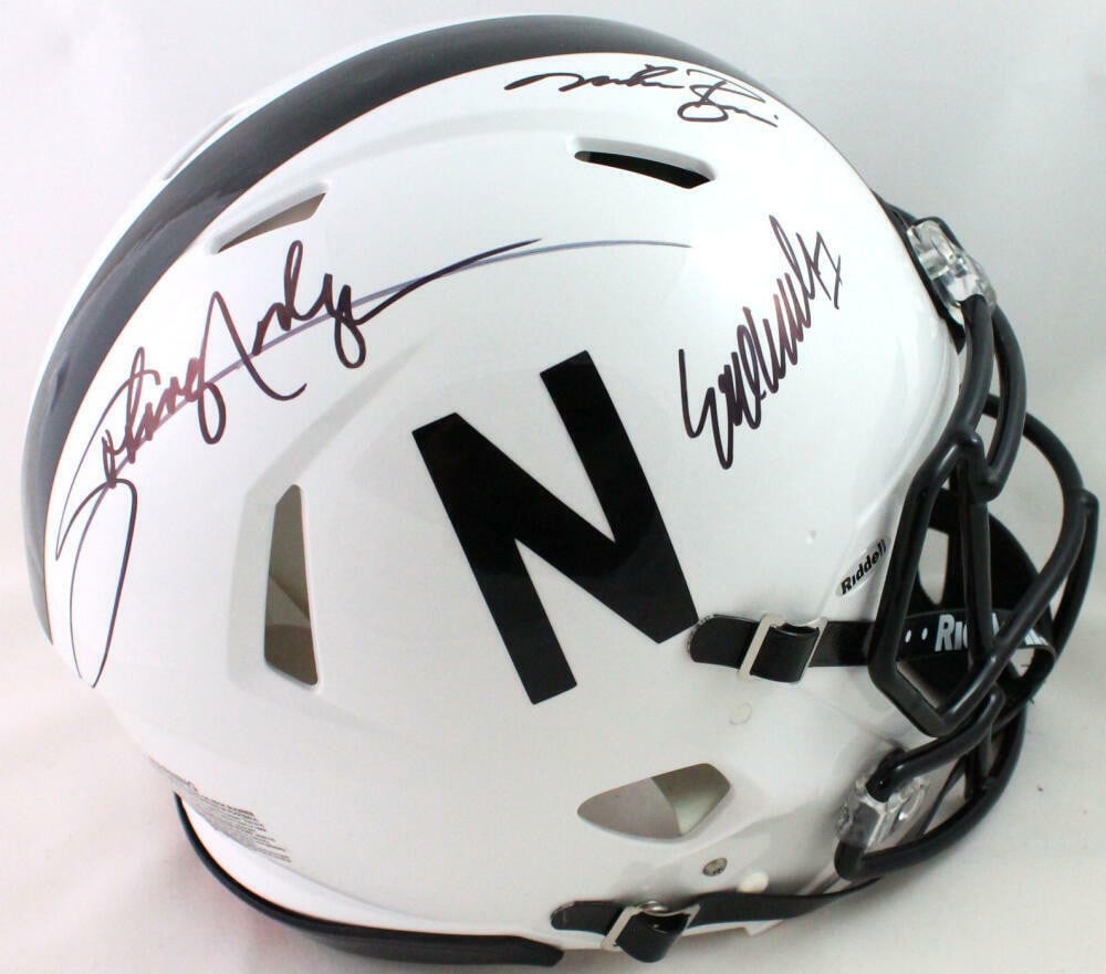 Nebraska Cornhuskers F/S 2019 Speed Helmet Autographed by Crouch Rozier Rodgers JSA (1 of 10)