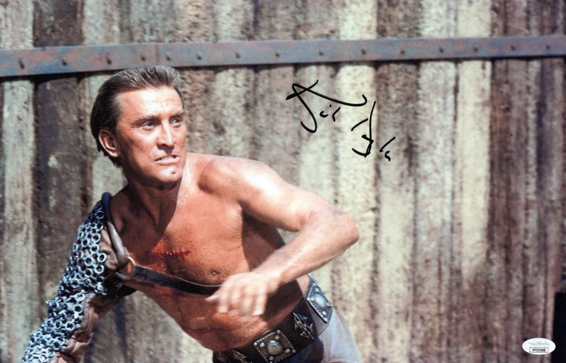 Kirk Douglas Signed 11X17 Spartacus Photo JSA Authenticated (1 of 2)