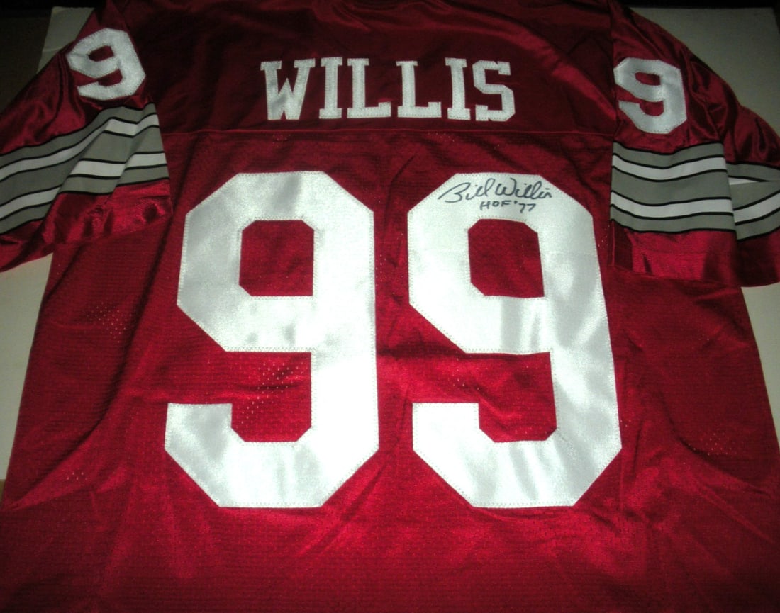 Bill Willis Signed Ohio State Buckeyes Nike Jersey with COA (1 of 4)