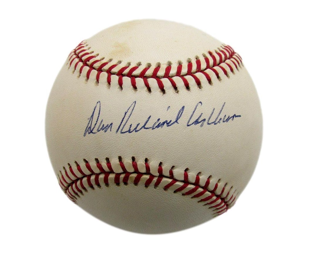 Richie Ashburn HOF Signed ONL Baseball Phillies PSA/DNA Authentic (1 of 3)