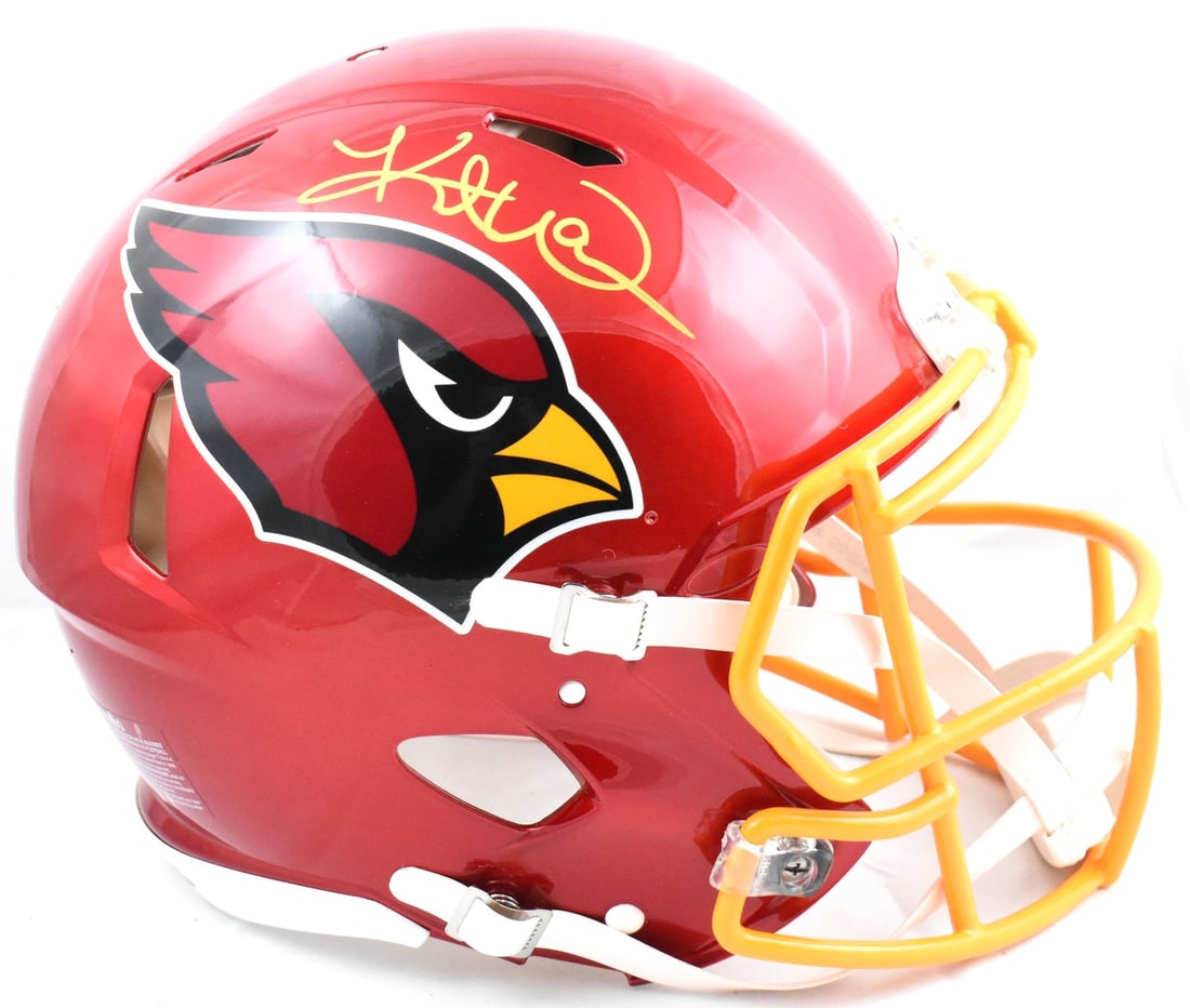 Kurt Warner Signed Arizona Cardinals Flash Speed Helmet Beckett Holo (1 of 5)
