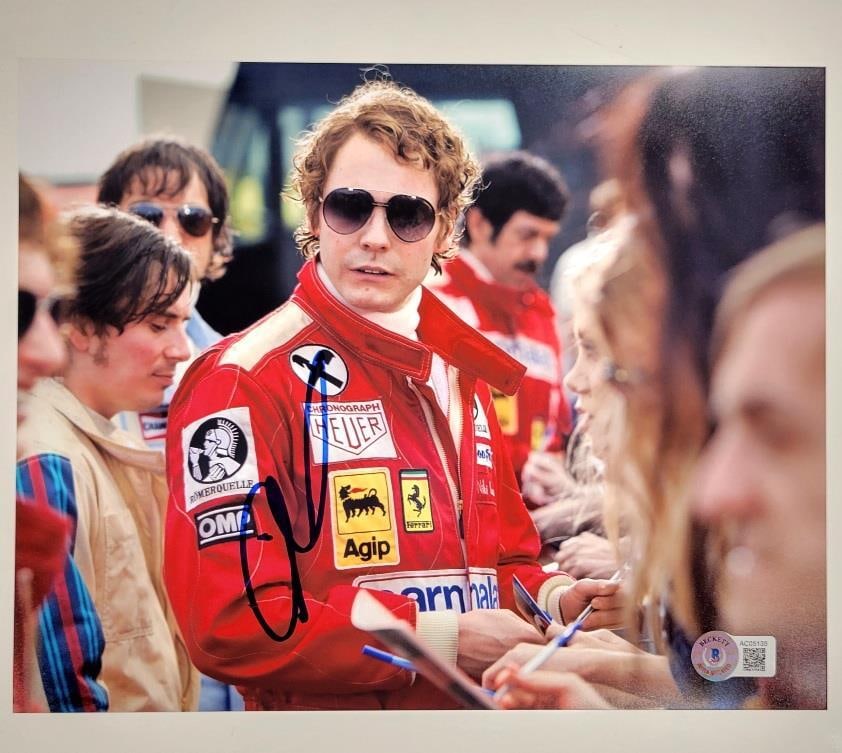 Daniel Bruhl Autographed Rush 8x10 Photo Beckett Authenticated (1 of 3)
