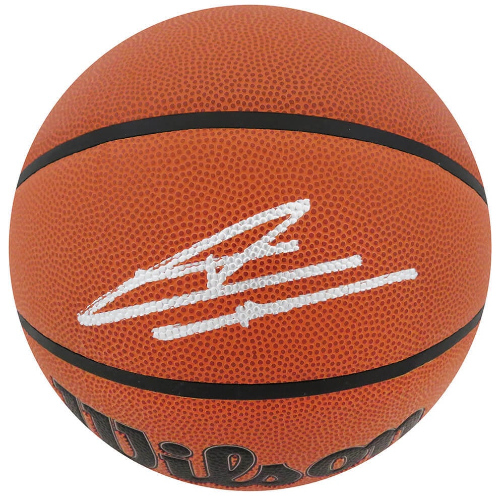Tyler Herro Signed Wilson NBA Basketball with COA Miami Heat: Tyler Herro Signed Wilson NBA Basketball with COA Miami Heat This is an original signed Wilson indoor/outdoor NBA basketball featuring the autograph of Tyler Herro from the Miami Heat. The ball comes