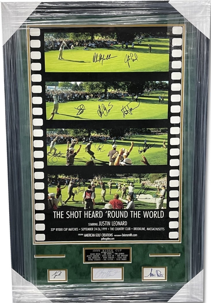 1999 Ryder Cup Autographed Photo with COA Leonard Stewart Furyk Woods (1 of 7)